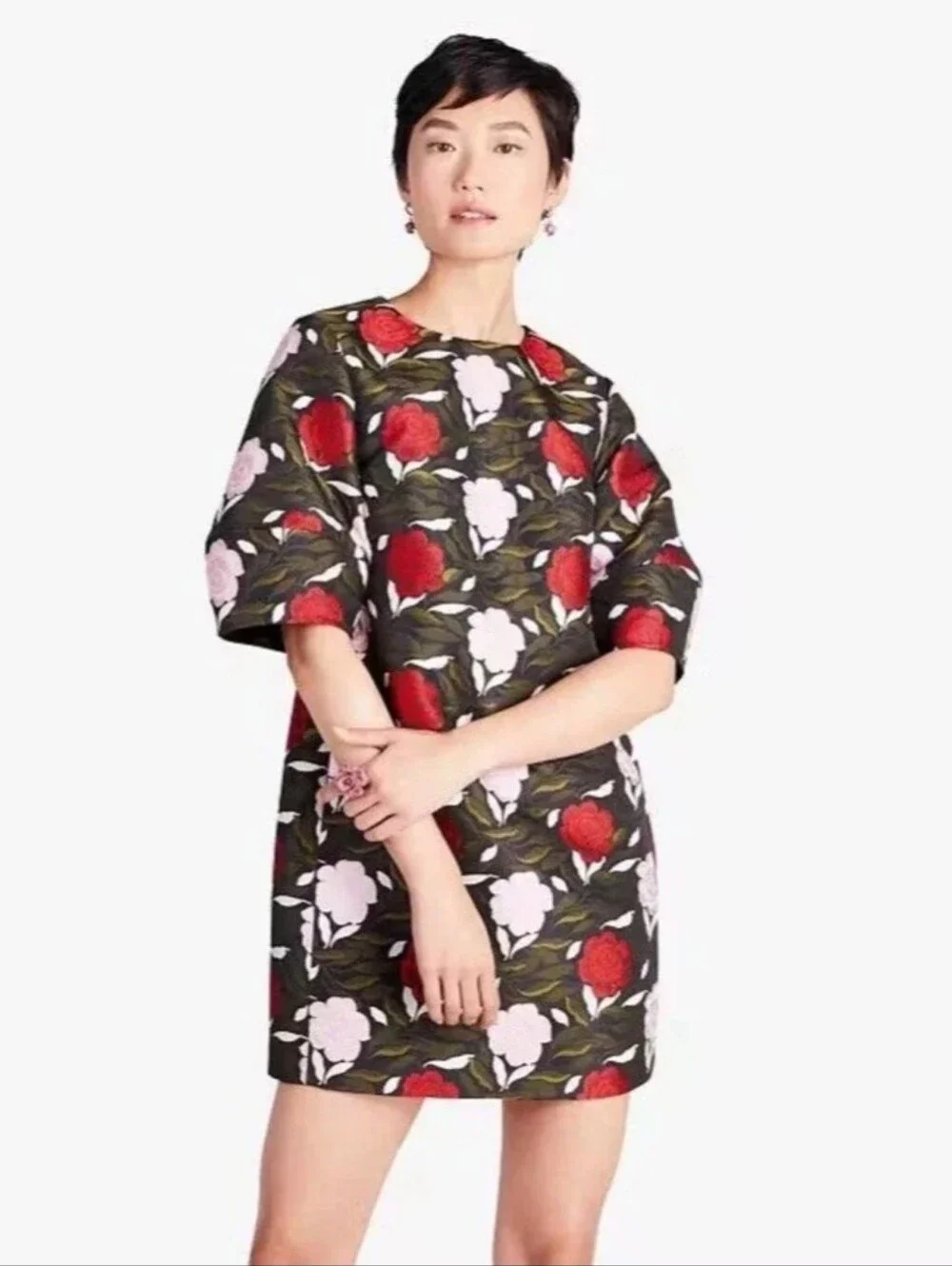 Kate Spade Rose Garden Brocade Dress